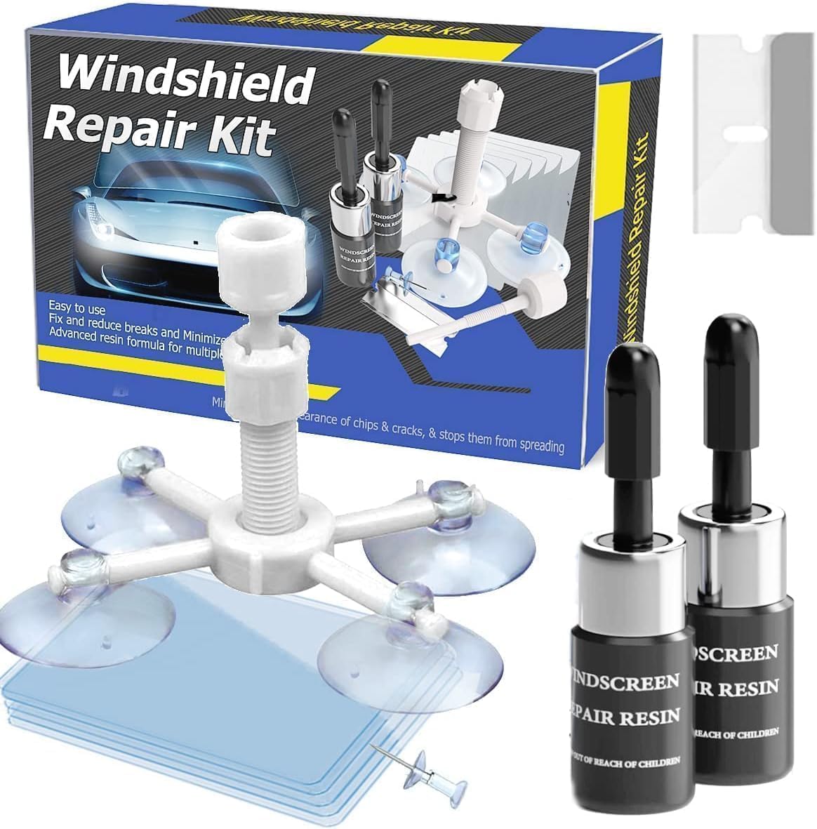 Kit Reparare Parbriz Auto 1+1 GRATIS