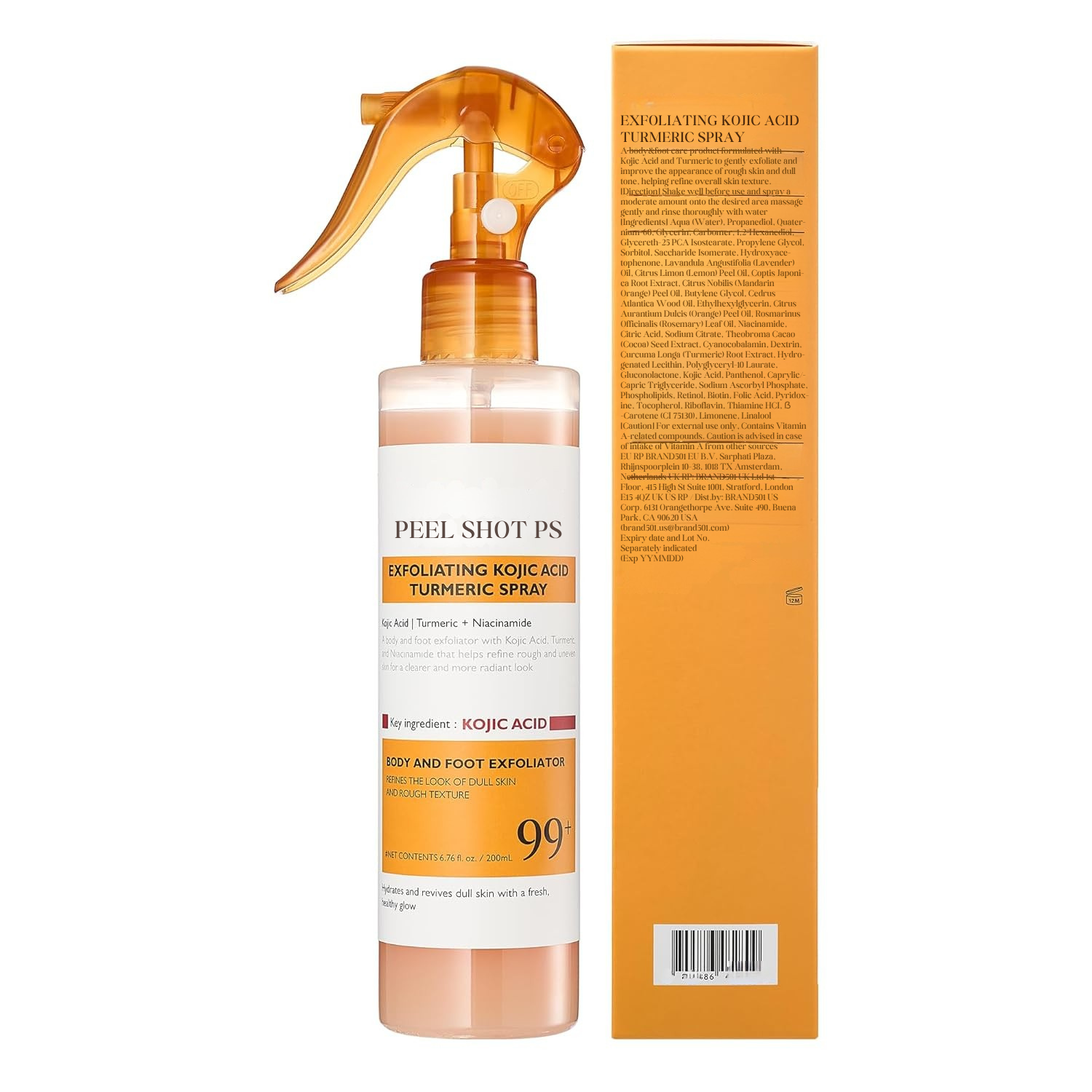 Spray Exfoliant pentru Corp